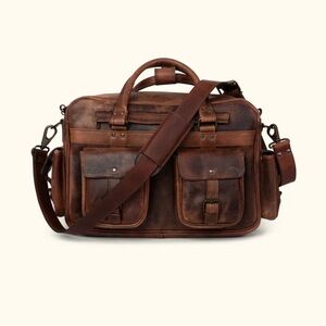 Men’s Leather briefcase Buffalo Jackson Pilot Bag